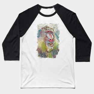 Animals Are Greater Than Humans Abstract Ape Illustration / Monkey / Gorilla Baseball T-Shirt